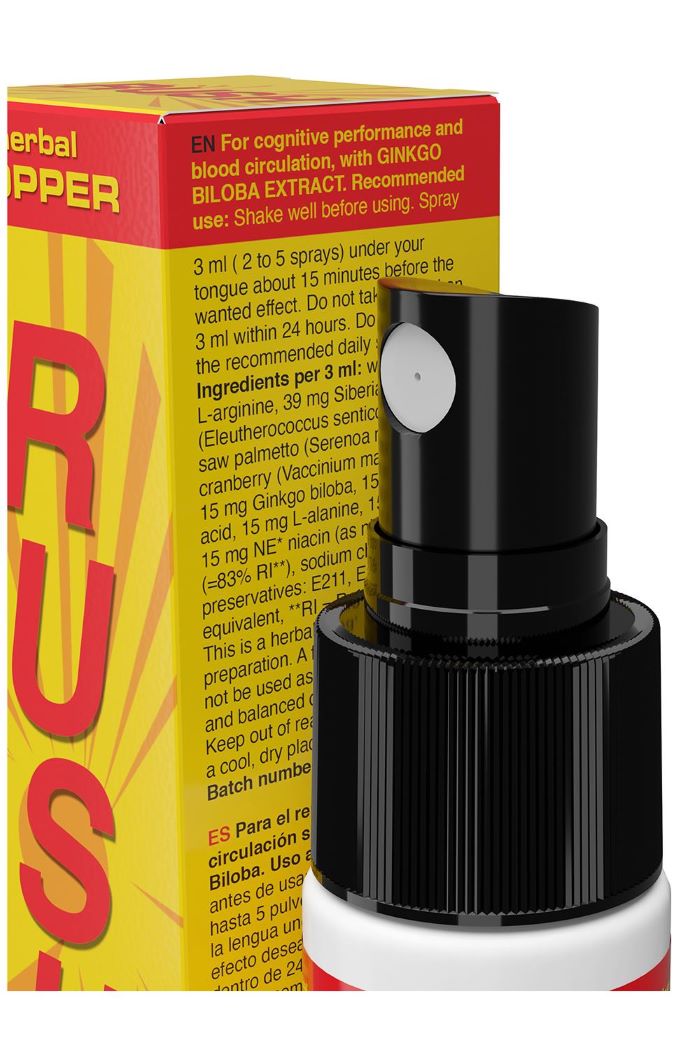 Rush - Herbal Popper - Natuurlijke Energizer - Spray - 15ml - Afbeelding 2
