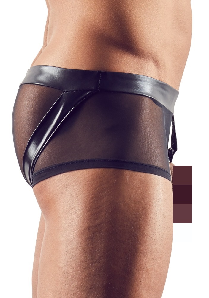 Svenjoyment Underwear - Short Showmaster - met Cockring - Gaas - Zwart - Afbeelding 2