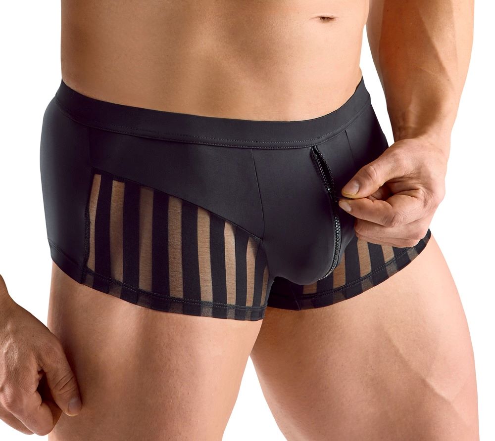 Svenjoyment Underwear - Short - Stripes - Microfiber - Zwart - Afbeelding 2