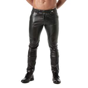 TOF PARIS - Kinky Sweat Pants - PU-leer - Zwart