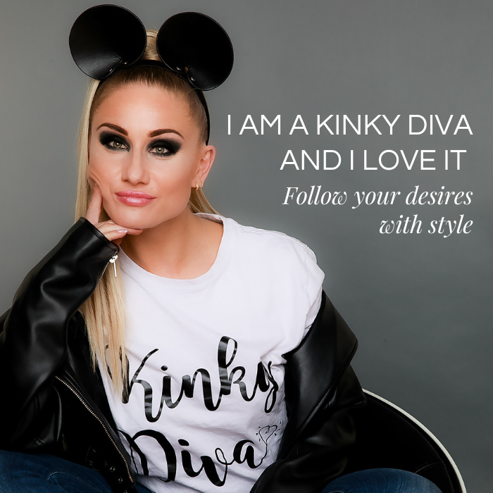 Kinky Diva - Mouse Ears - PU Leer - Zwart - Zilver - Afbeelding 2