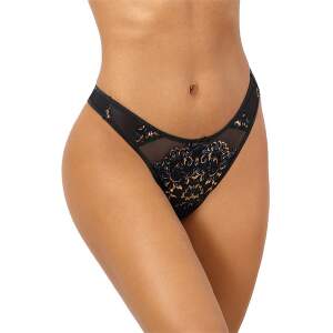 Axami - Valley of Sensations - String - Goud met Blauw accent - Gaas - Zwart