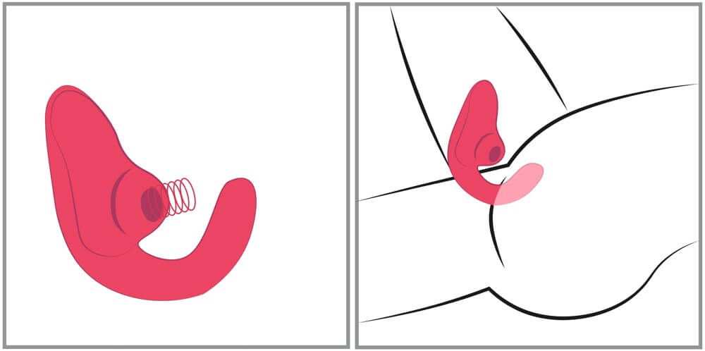 Womanizer - Blend - Clitoris Luchtdruk Stimulator - G-Spot Vibrator - Rabbit - Vibrant Rose - Afbeelding 4