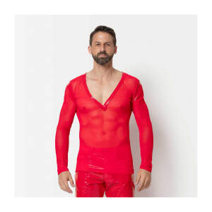 Patrice Catanzaro - Ali Tee Shirt - Lak Accenten - Gaas - Rood