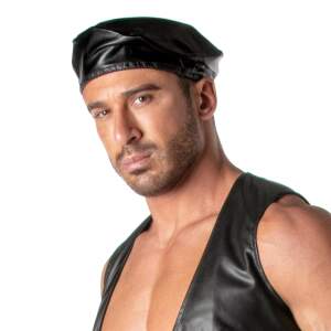 TOF Paris - Baret - Army - Camouflage - 2-zijdig draagbaar - PU-leer