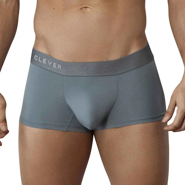 Clever Moda - Emotion Latin Boxer - Brede Band - Microvezel - Grijs