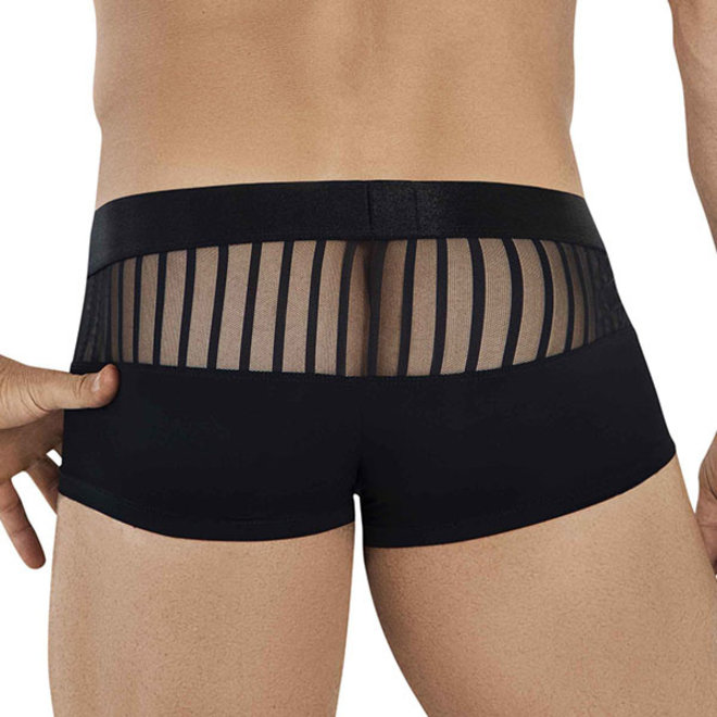 Clever Moda - Lucerna Latin Boxershort - Transparant - Strepen - Zwart - Afbeelding 2