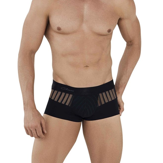 Clever Moda - Lucerna Latin Boxershort - Transparant - Strepen - Zwart - Afbeelding 3
