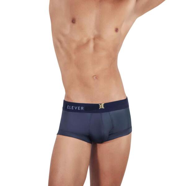 Clever Moda - Misty Trunks - Boxershort - Gouden Clip - Wetlook - Zwart - Afbeelding 3