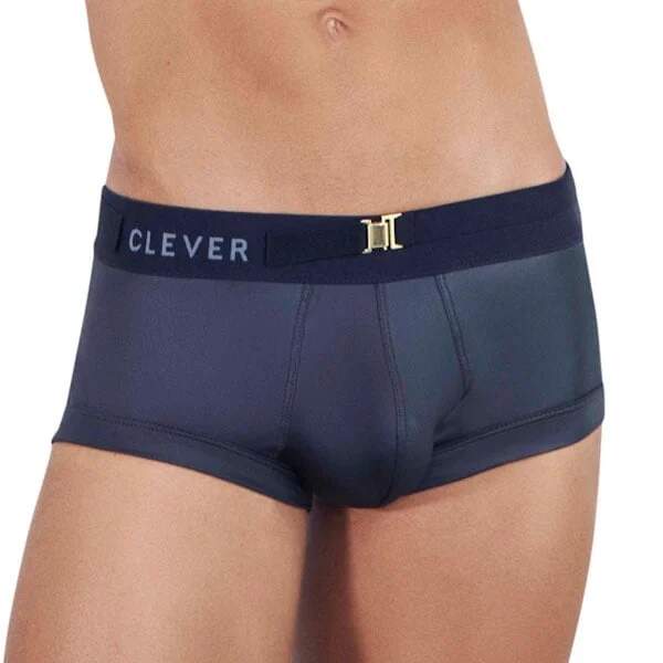 Clever Moda - Misty Trunks - Boxershort - Gouden Clip - Wetlook - Zwart