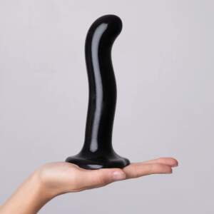 Strap-On-Me - P&G Spot Dildo - Prostaat - G-Spot - Siliconen - Zwart