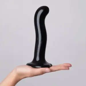 Strap-On-Me - P&G Spot Dildo - Prostaat - G-Spot - Siliconen - Zwart