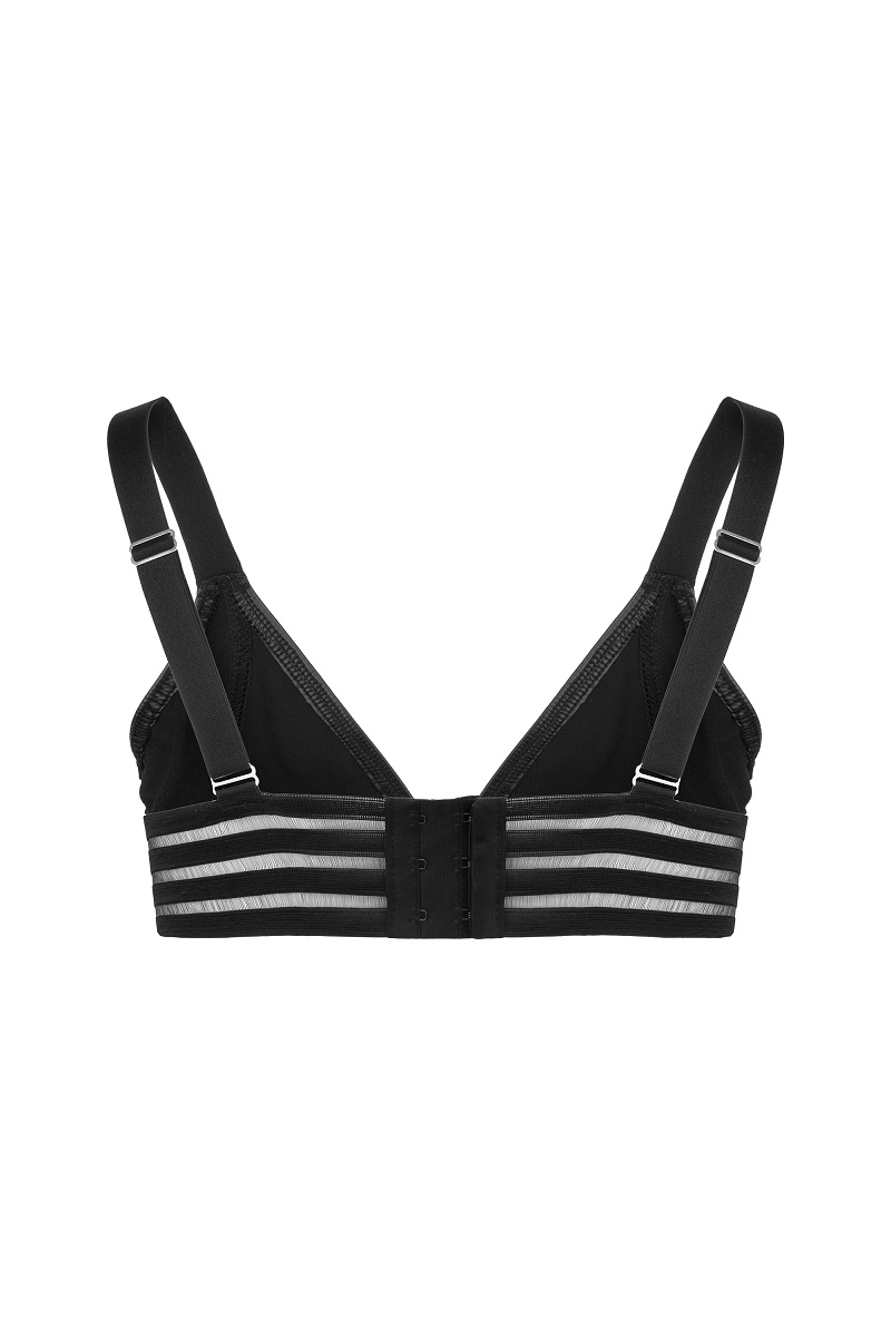 Noir Handmade Wetlook Bralette - Afbeelding 5