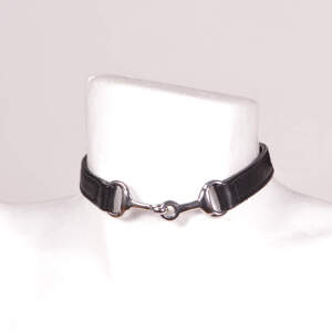 Collar Leer met Bit