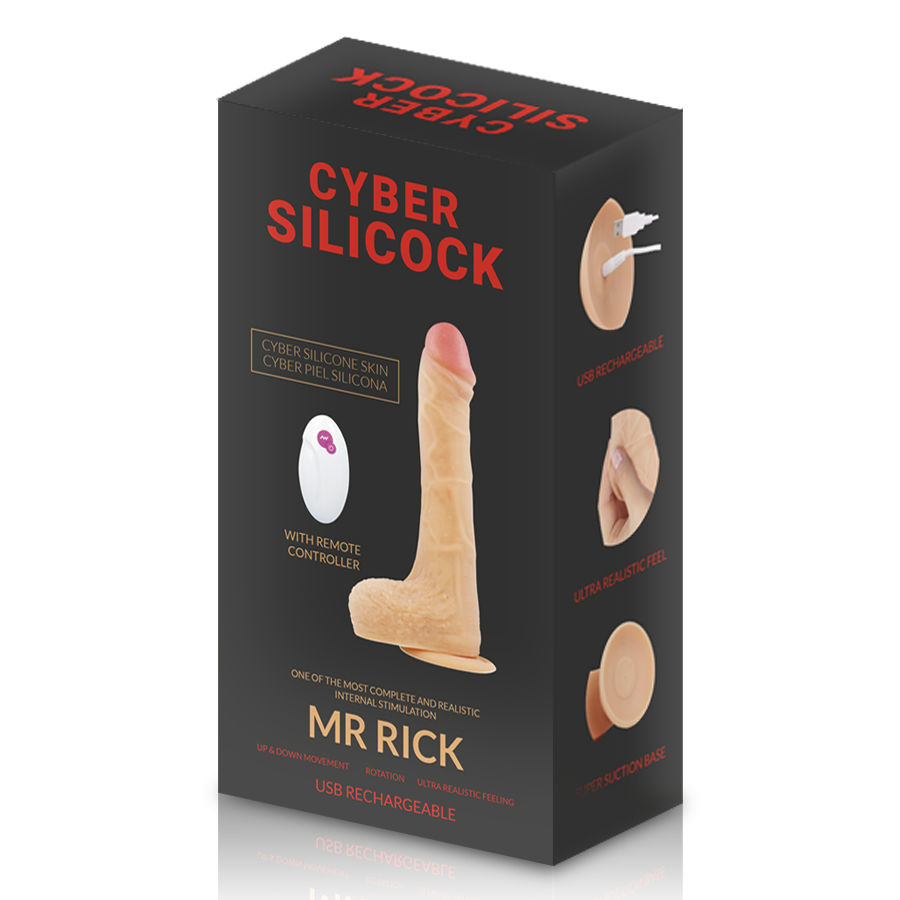 Cyber Silicock Mister Rick - Stotende Lul met Remote - Afbeelding 4