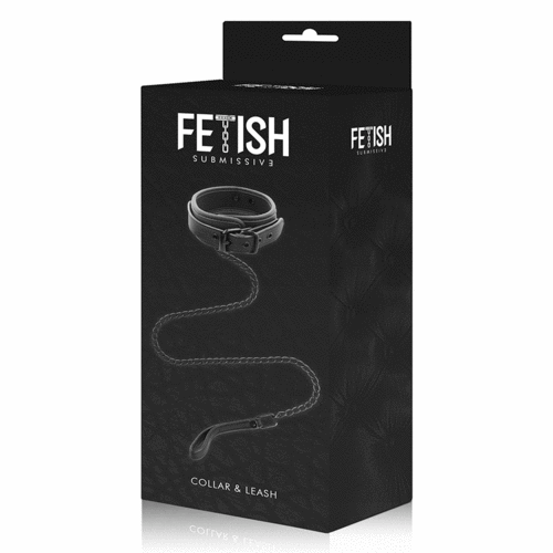 Collar met Riem - Fetish Submissive - Afbeelding 3