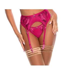 Axami - Brillance - Jarretelgordel - Gaas - Kant - Fuchsia