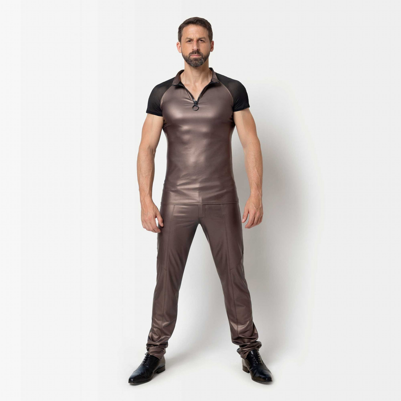 Patrice Catanzaro - Ketil Shirt - Wetlook - Gaas - Bruin