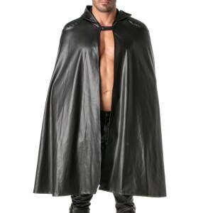 TOF PARIS - Kinky Cape - Capuchon - PU-leer - Zwart
