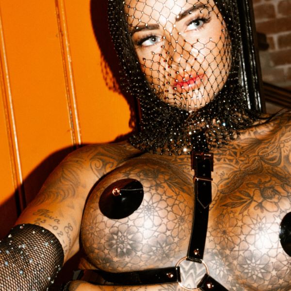 Kinky Diva - Starlet Face Mask - Gezichtsmasker - Strass - Afbeelding 5