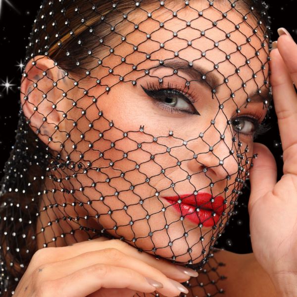 Kinky Diva - Starlet Face Mask - Gezichtsmasker - Strass - Afbeelding 4