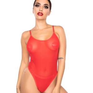 Kinky Diva - String Body - Gaas - Rood