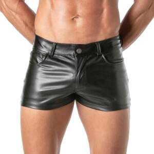 TOF PARIS - Kinky Mini Shorts - PU-leer - Zwart