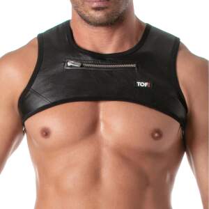 TOF PARIS - Kinky Harness - Rits - Wallet - PU-leer - Zwart