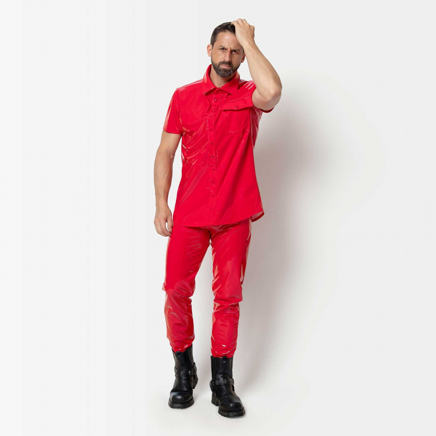 Patrice Catanzaro - Finn Shirt - Lak - Rood - Afbeelding 2