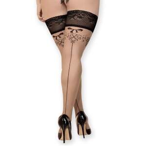 Ballerina's Secret - Hold-Up Kousen 440 - Plus Size - Zwart