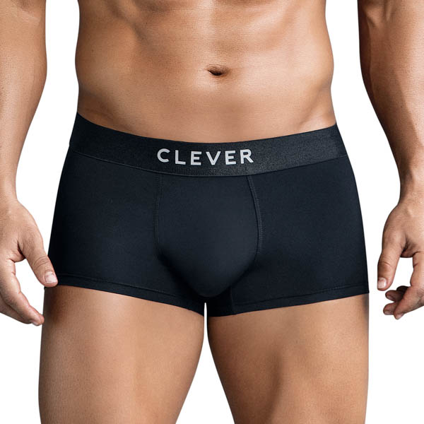 Clever Moda - Victor Latin - Boxershort - Lycra - Brede Band - Zwart
