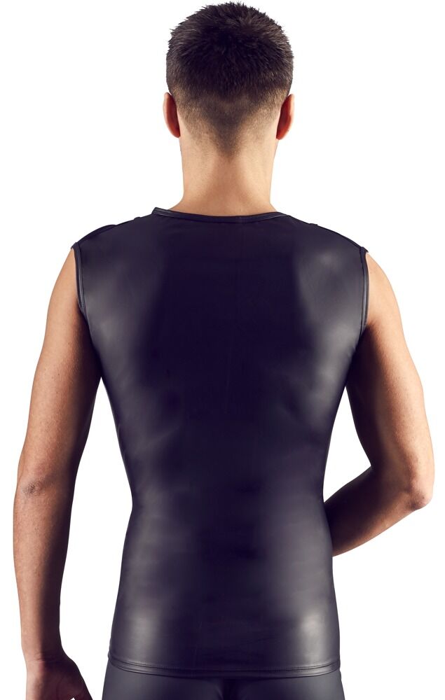 Svenjoyment - Shirt - Mouwloos - Gaas - Wetlook - Zwart - Afbeelding 3