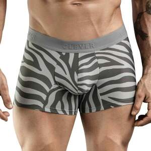 Clever Moda - Cebra - Boxershort - Microvezel - Grijs