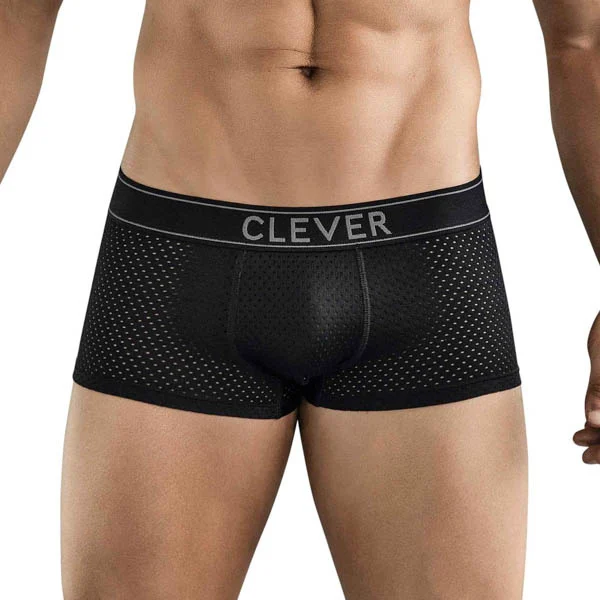 Clever Moda - Ambar - Boxershort - Mesh - Microvezel - Zwart