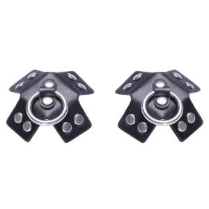 Bad Kitty - Tepelplakkers - Kruis - Ring - PU-leer