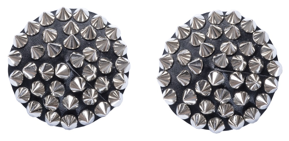 Bad Kitty - Tepelplakkers - Herbruikbaar - Spikes - PU-leer - Afbeelding 4