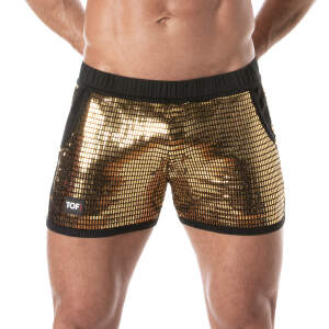 TOF PARIS - Glitter - Short - Pailletten - Zwart - Goud