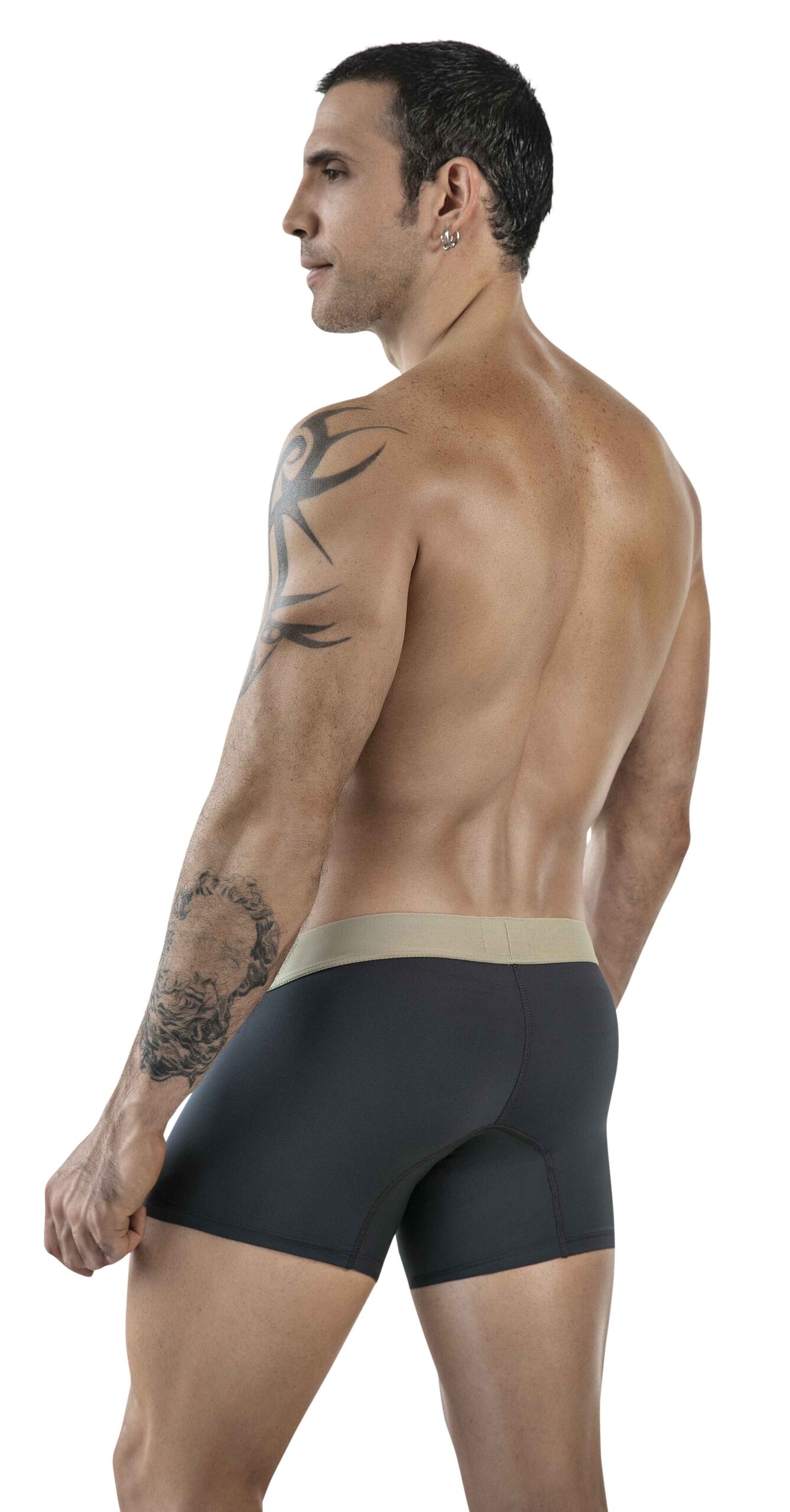 Clever Moda - Audaz Trunks - Boxershort - Zacht Microvezel - Brede Band - Grijs - Afbeelding 3