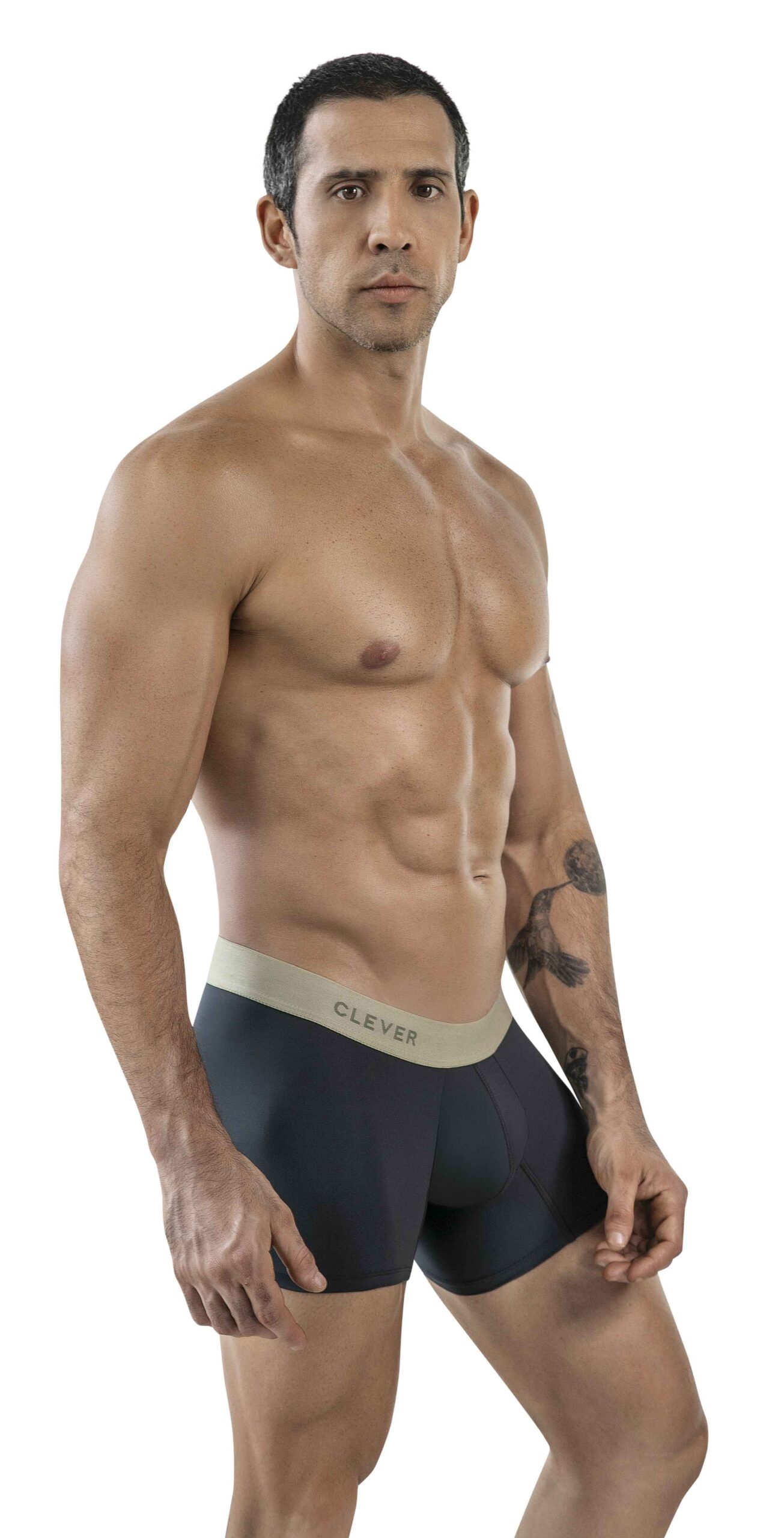 Clever Moda - Audaz Trunks - Boxershort - Zacht Microvezel - Brede Band - Grijs - Afbeelding 2