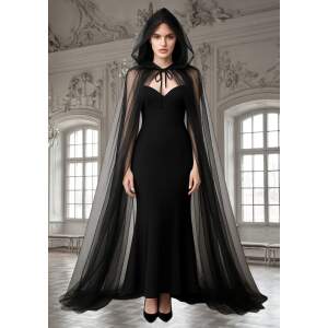 Cape Specialist - Cape - Capuchon - Gaas - Zwart