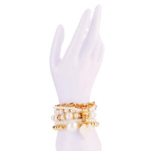 Kinky Diva - Decadence - Armbanden Set 2 - Goud - Parels