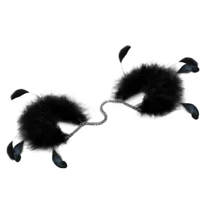 Bijoux Indiscrets - Feather Cuffs - Handboeien - Ketting - Veren