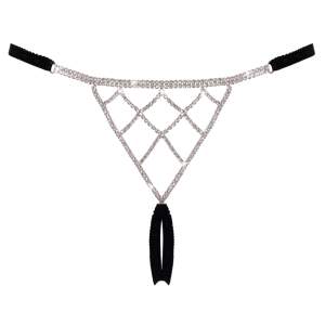 Cottelli Collection - String - Open Kruis - Strass