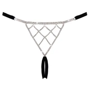 Cottelli Collection - String - Open Kruis - Strass