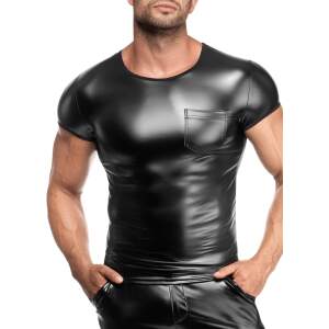 Noir Handmade - H084 - Vexen - Shirt - Wetlook - Zwart
