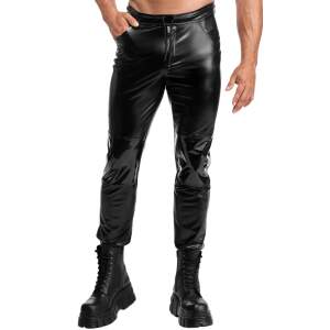 Noir Handmade - H087 - Rogue - Pants - Wetlook & Lak - Zwart