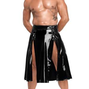 Noir Handmade - H091 - Empire - Rok - Lak - Zwart