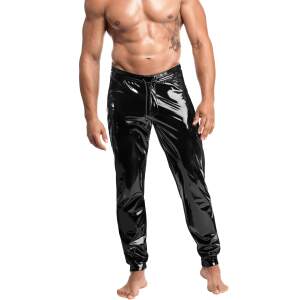 Noir Handmade - H093 - Voltage - Pants - Lak - Zwart