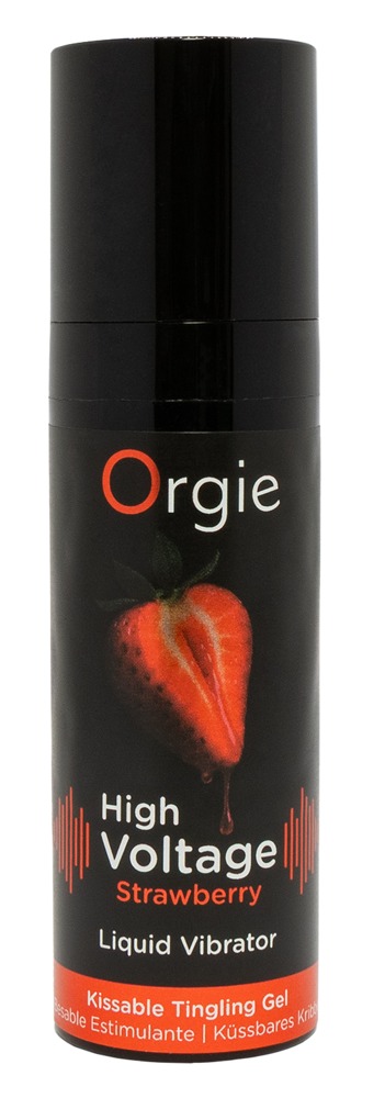 Orgie - High Voltage - Liquid Vibrator - Strawberry - Afbeelding 3