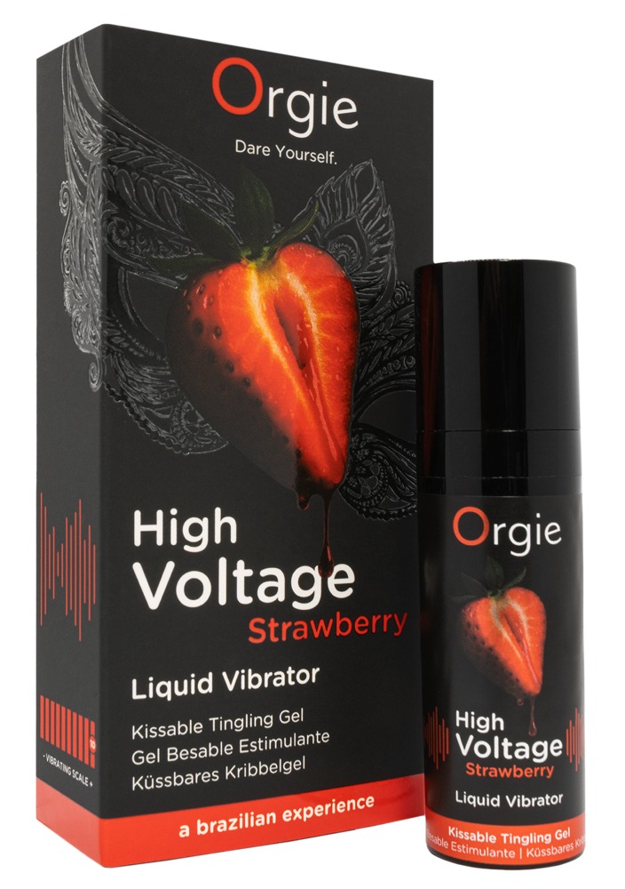 Orgie - High Voltage - Liquid Vibrator - Strawberry